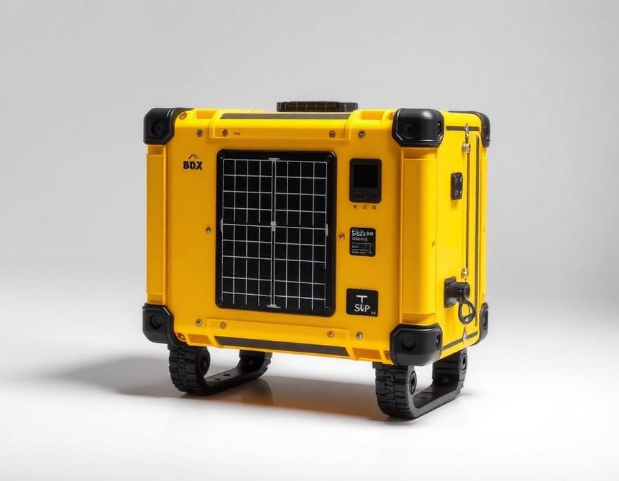 Solar Container Tracker GPS tracker supported by Traccar